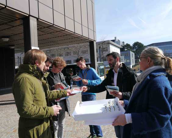 Verteilung Kuchen Hönggerberg